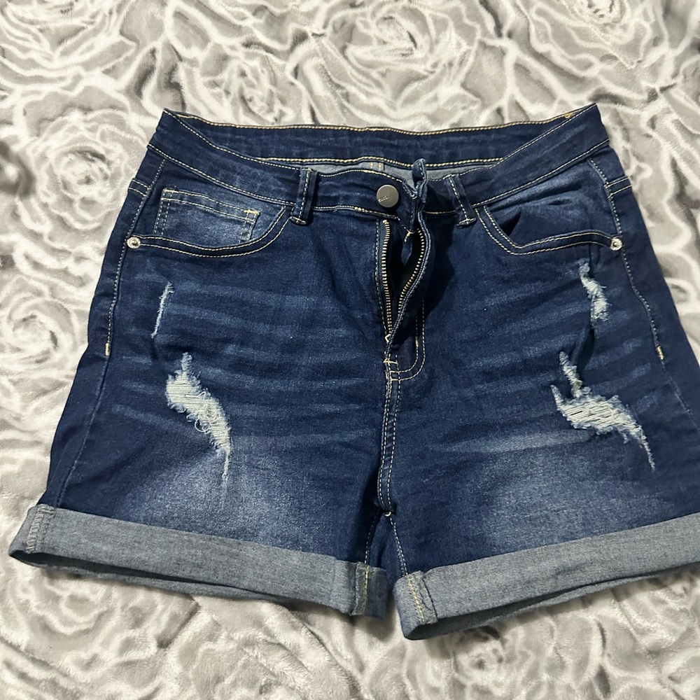 Denim Blue Women's Shorts